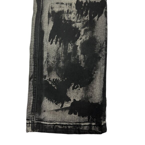 Damati Painted Moto Style Jeans (36) - Picture 7 of 11